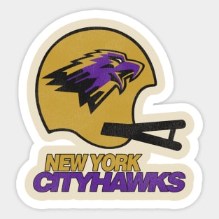 Defunct New York Cityhawks Football Team Sticker